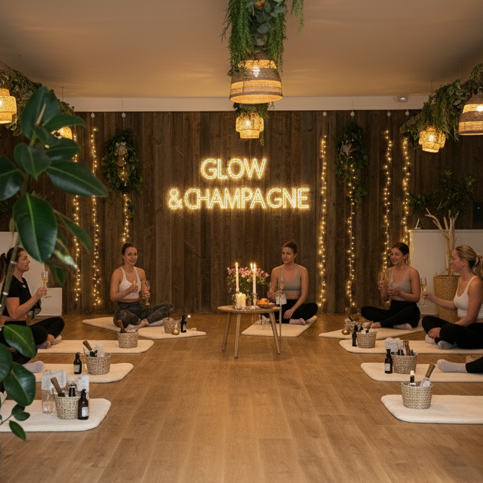 Atelier Glow & Champagne en duo
